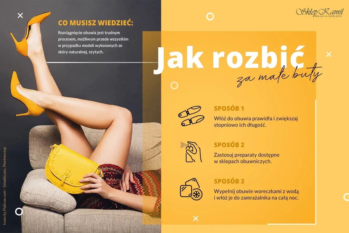 Jak rozciągać buty: sposoby na za małe obuwie. Włóż prawidła, użyj preparatów lub zamroź wodę w woreczkach.