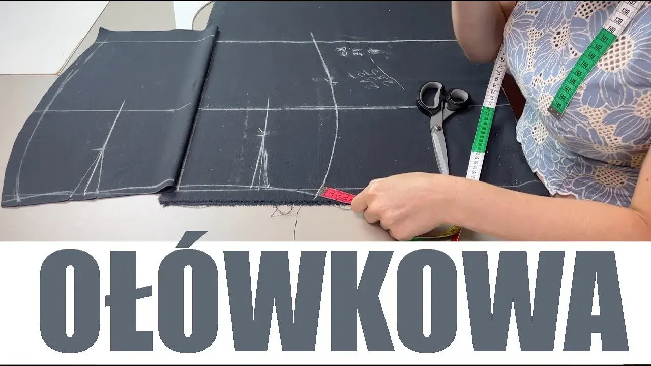 Jak uszyć spódnicę ołówkową - prosty wykroj, który zachwyci